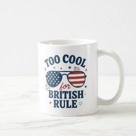 För Coola för brittiska regler | Den 4 juli Kaffemugg