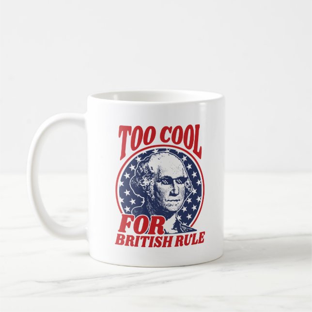 För Coola för brittiska regler Kaffemugg (Vänster)