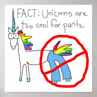 För Coola för Byxor Poster