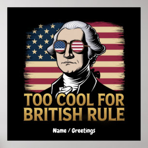 För Coola för det brittiska styret Poster