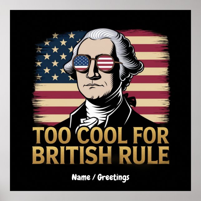För Coola för det brittiska styret Poster (Framsidan)