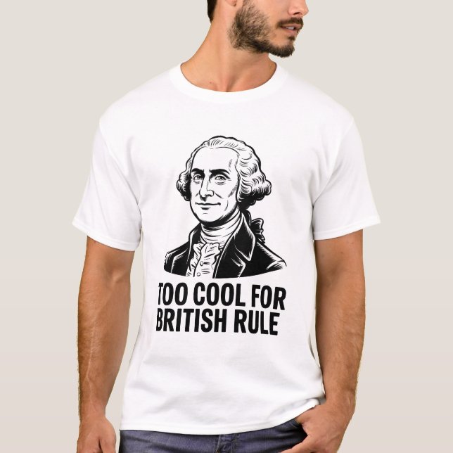 För Coola för det brittiska styret T Shirt (Framsida)