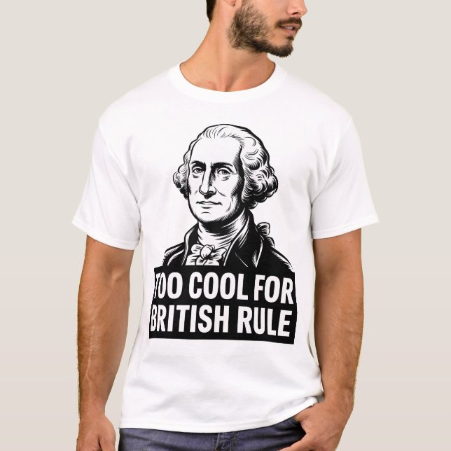 För Coola för det brittiska styret T Shirt (Framsida)