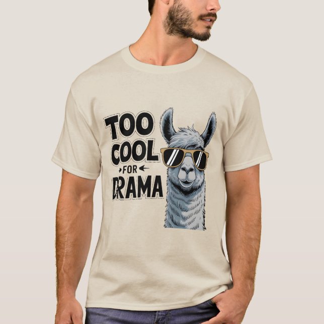 För Coola för Drama T Shirt (Framsida)