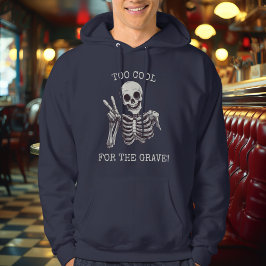 För Coola för Grave! - Chilled Skeleton Hoodie