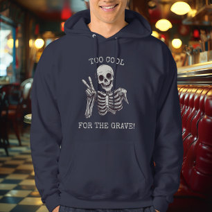 För Coola för Grave! - Chilled Skeleton Hoodie