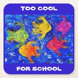 FÖR COOLA FÖR PAPPER SKOLSKYDDSPLATS UNDERLÄGG PAPPER KVADRAT