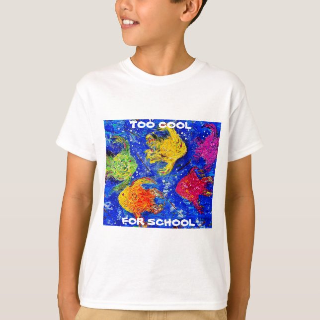 För Coola för Skola T-Shirt (Framsida)