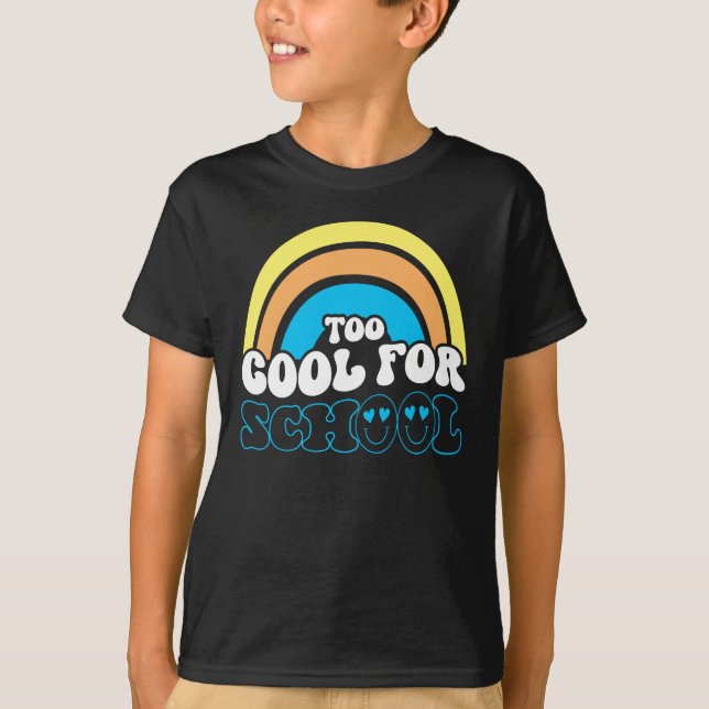 För Coola för skolan T Shirt (Framsida)