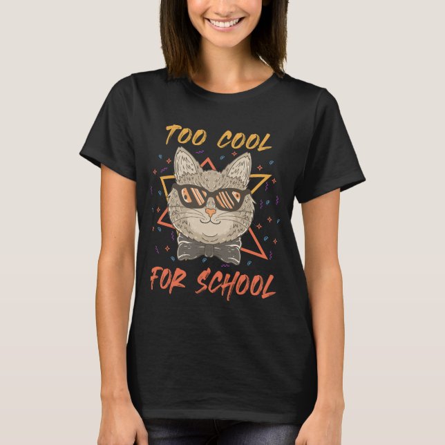 För Coola för skolan T Shirt (Framsida)