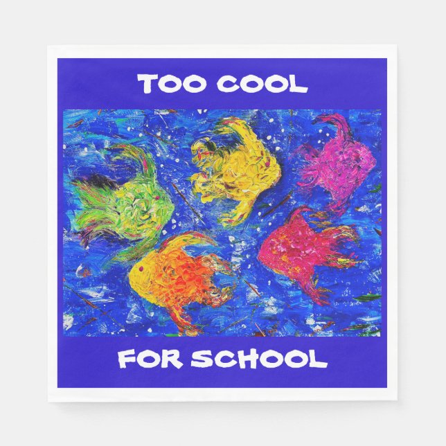 FÖR COOLA FÖR SKOLNAPKINER PAPPERSSERVETT (Framsidan)