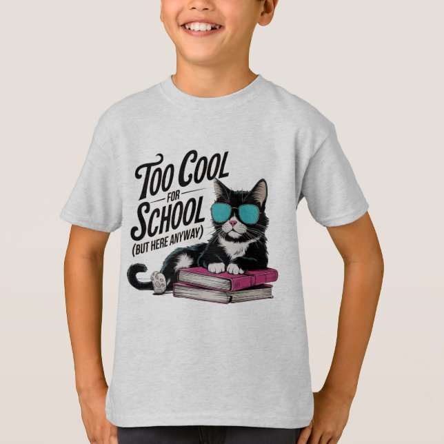 För Coola för T-shirt för skolelever (Framsida)