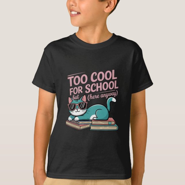 För Coola för T-shirt för skolelever (Framsida)