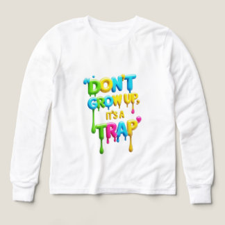 För Coola för vädret | Boys Långärmad Tri-B T Shirt