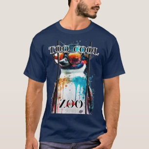 För Coola för Zoo Penguin T Shirt