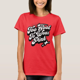 För Coola till Bära Rosa Tomboy Girl T Shirt