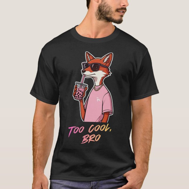 För coolt, bro t shirt (Framsida)