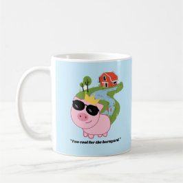 För coolt för barnypig-citat - jättekaffekopp kaffemugg