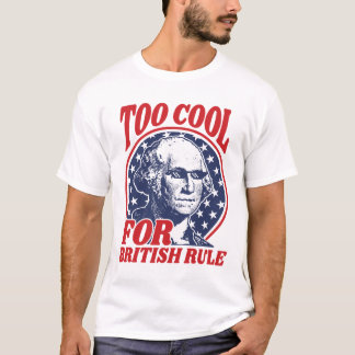 För coolt för brittiskt styre t shirt