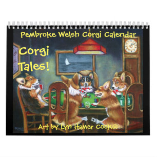 För CorgiCorgi för Pembroke walesiskt original f Kalender