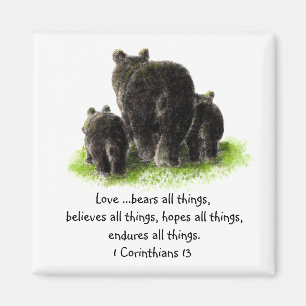 För Corinthians13:4 för Scripture 1 kärlek är Magnet