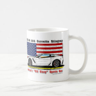 För Coupekaffe för 2016 Z06 Corvette mugg