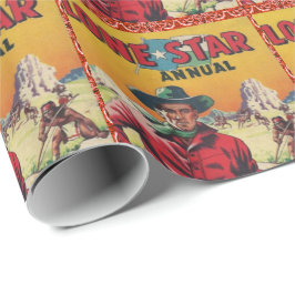 För Cowboyaffisch för vintage Lone stjärna för Presentpapper