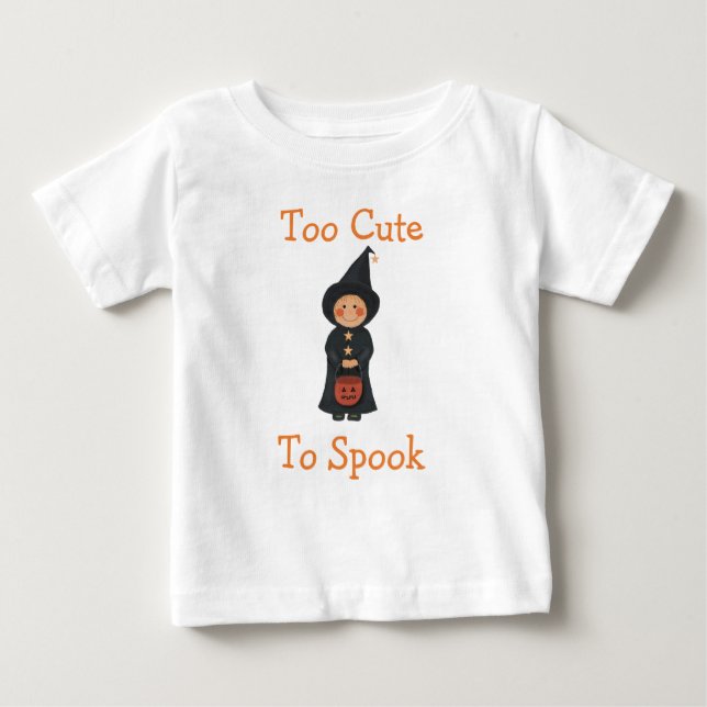 För cute för att rota Witch Shirt T (Framsida)