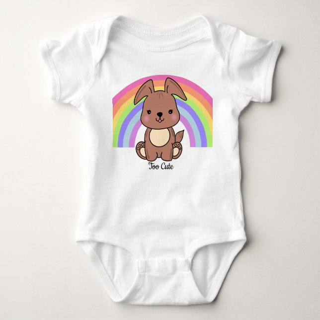 För cute Puppy Anpassningsbar Text eller Namn Rain T Shirt (Framsida)