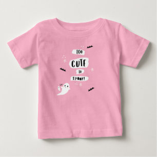 För cute till Spook Baby Halloween Shirt T
