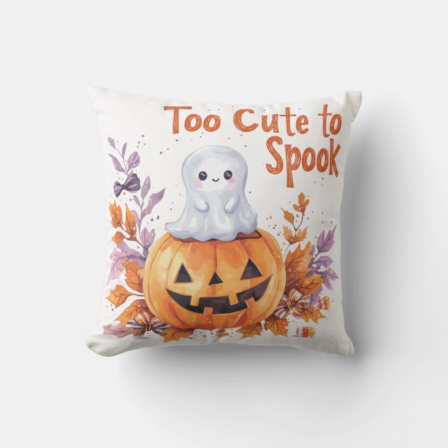 För cute till Spook | ExDesigner | Halloween Kudde (Framsida)
