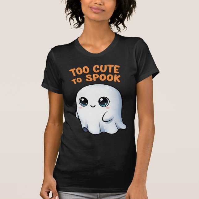 För cute till Spook Funny Ghost T Shirt (Framsida)