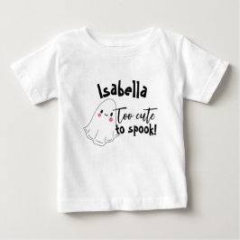 För cute till Spook Halloween Ghost Baby Shirt T Shirt