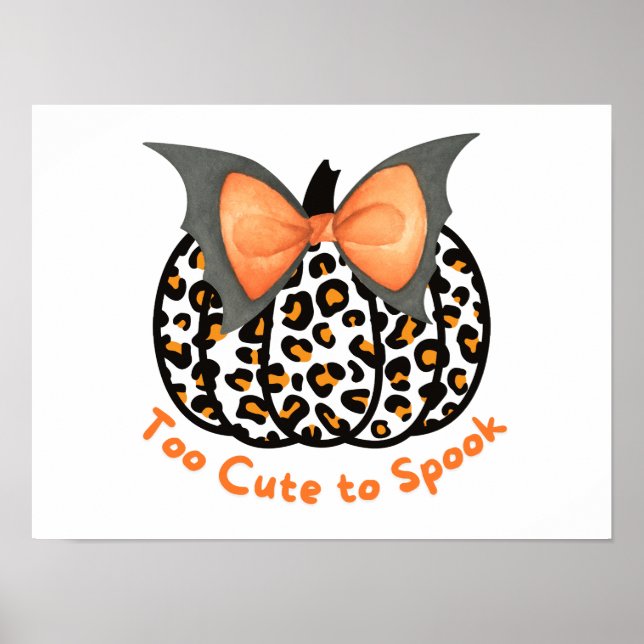 För cute till Spook Poster (Framsidan)