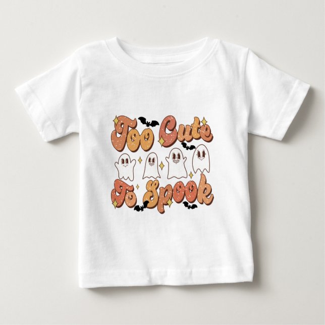 För cute till Spook Spöken T-Shirt (Framsida)