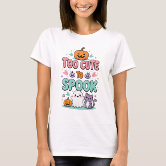 För cute to Spook - Kawaii Pastel Halloween T Shirt