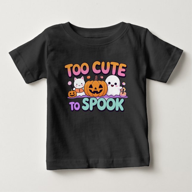 För cute to Spook - Kawaii Pastel Halloween T Shirt (Framsida)