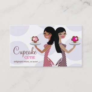 För Cutie för muffin 311 visitkort för Duo brun