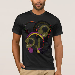 för d.j. . bild av hörlurar t shirt