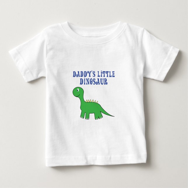 för daddys dinosaur lite tee (Framsida)