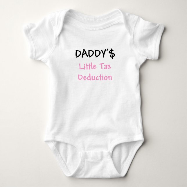 För Daddys rosor lite skattavdrag Tee Shirt (Framsida)