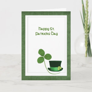 För daghälsning för St. Paticks kort