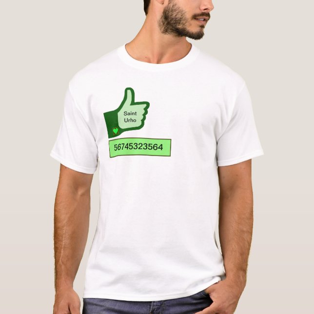 För dagpopularitet för St. Urhos T-tröja T-shirt (Framsida)