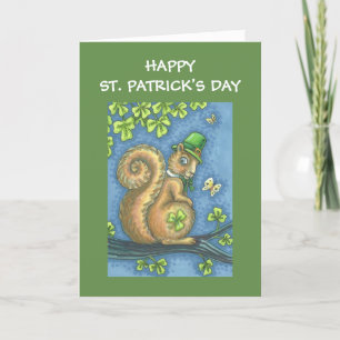 FÖR DAGTROLL FÖR ST. PATRICKS KORT FÖR HÄLSNING