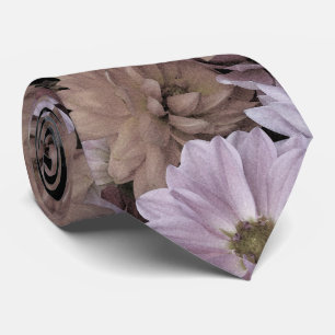För Dahliaträdgård för blommigt abstrakt Tie f Slips