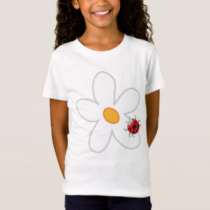 För daisy & rolig gullig söt beställnings- t-shirt
