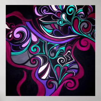 För Dam-utskrift Poster