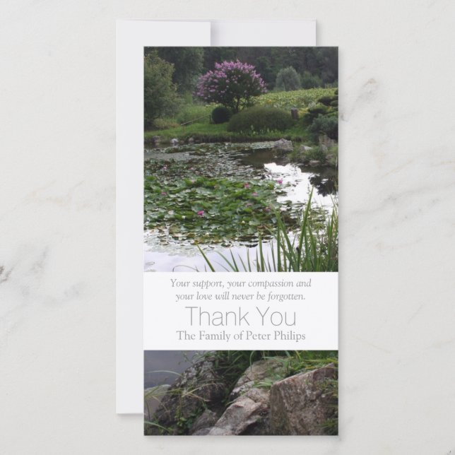 För dammsympati för trädgård 2 fridsamt tack 3 (Framsida)