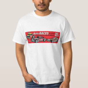 För Danbury för Auto tävlingar speedway Raceare T-shirt
