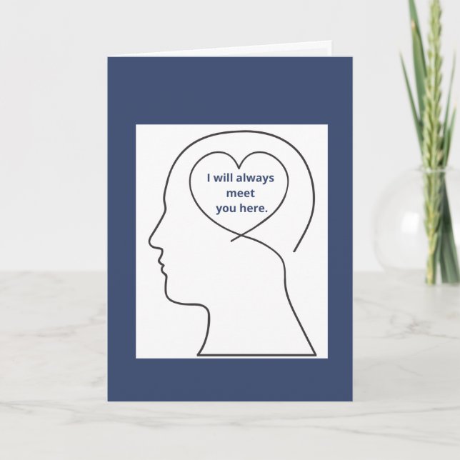 För de älskade bort från oss. kort (Framsida)